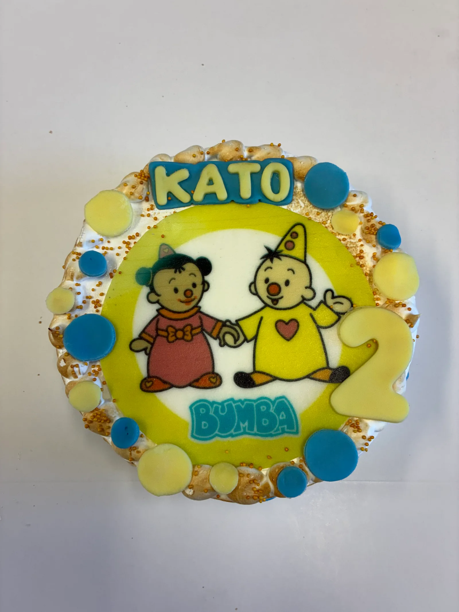 Gepersonaliseerde ijstaart foto 12