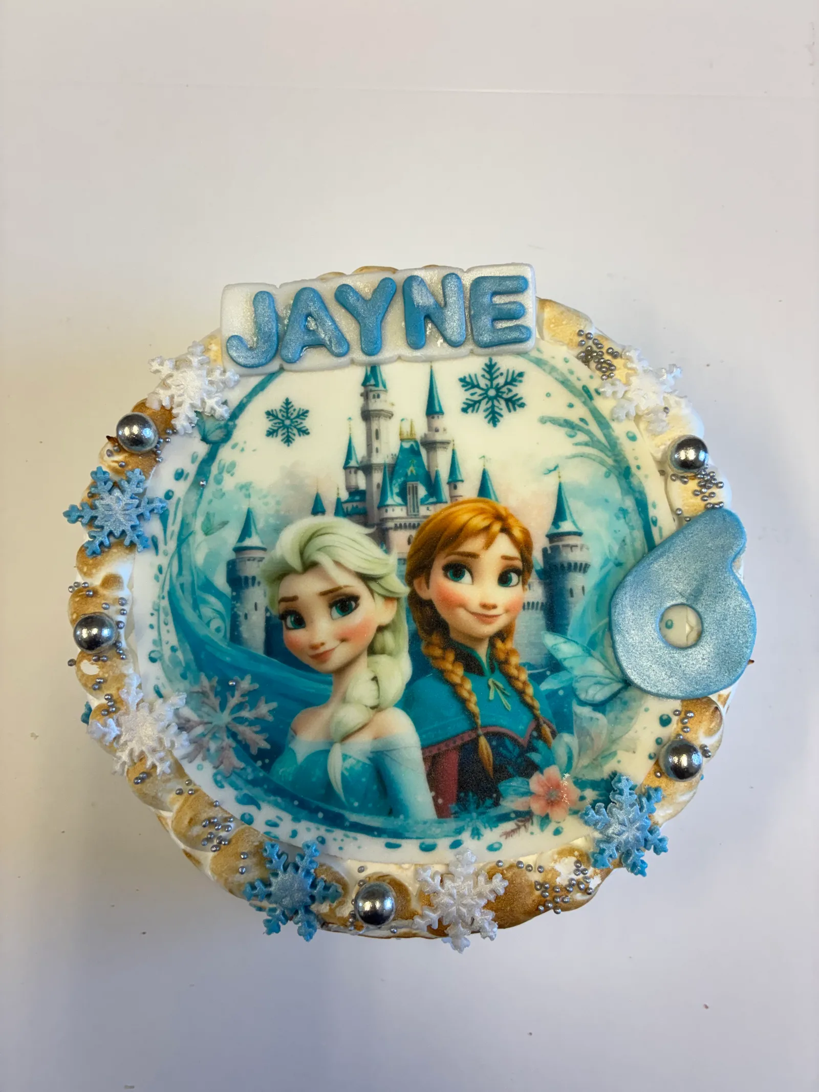 Gepersonaliseerde ijstaart foto 1