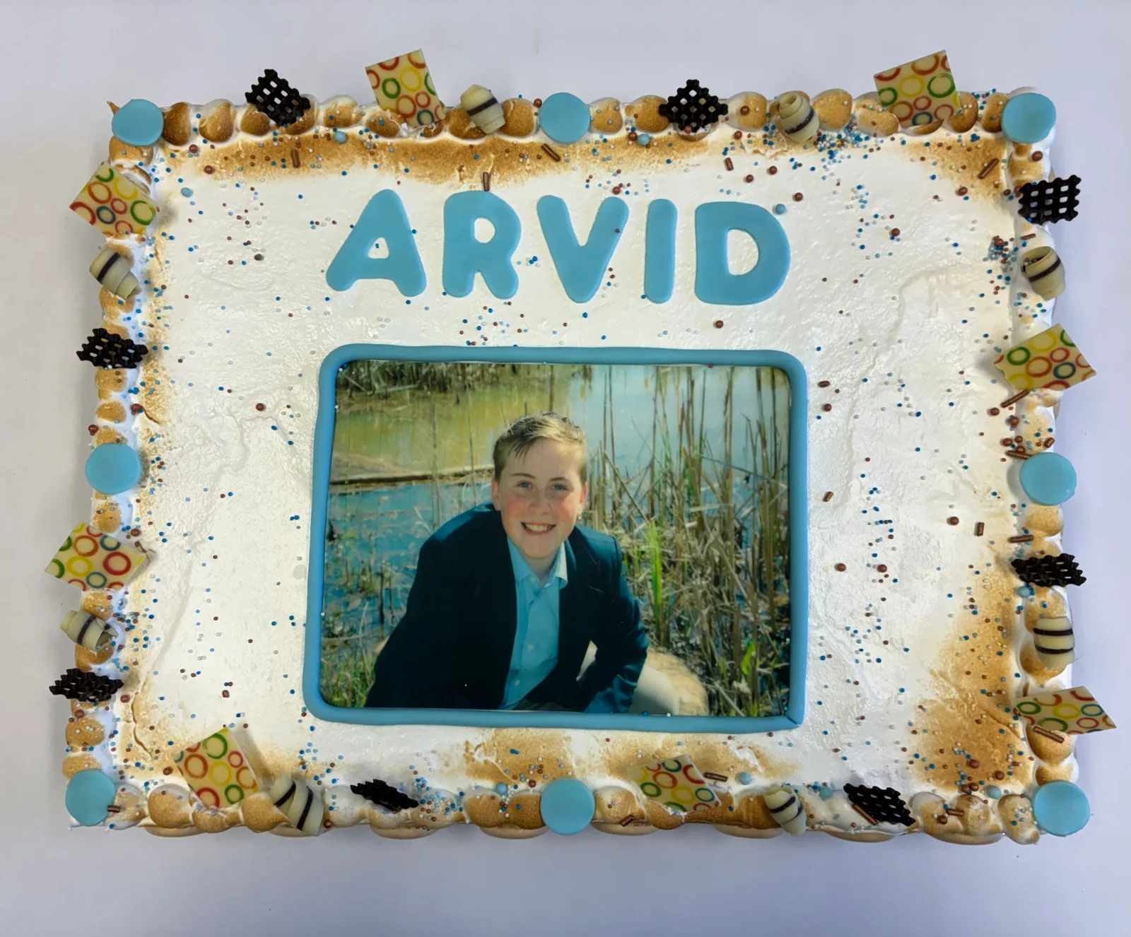 Gepersonaliseerde ijstaart foto 9