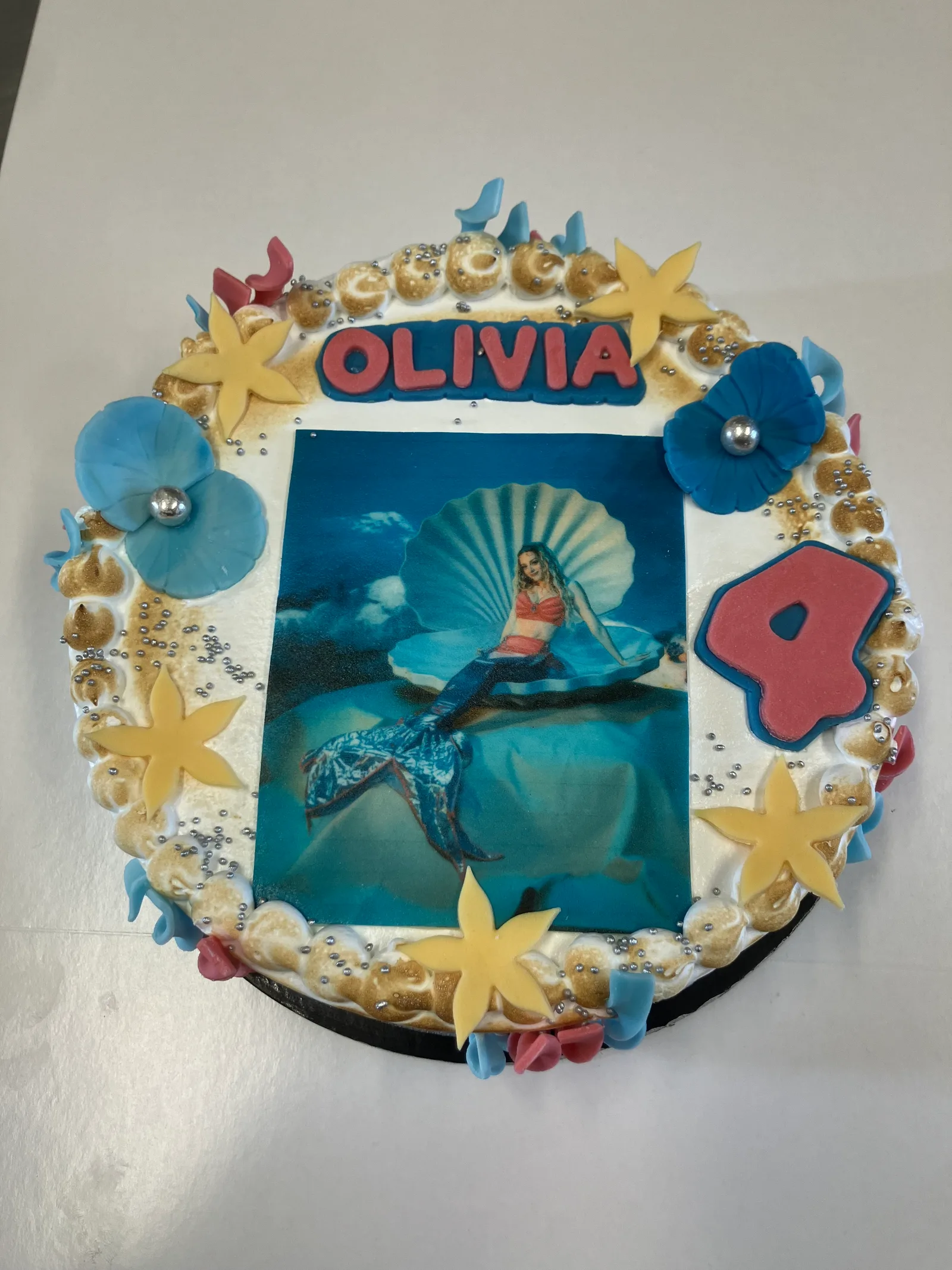 Gepersonaliseerde ijstaart foto 2