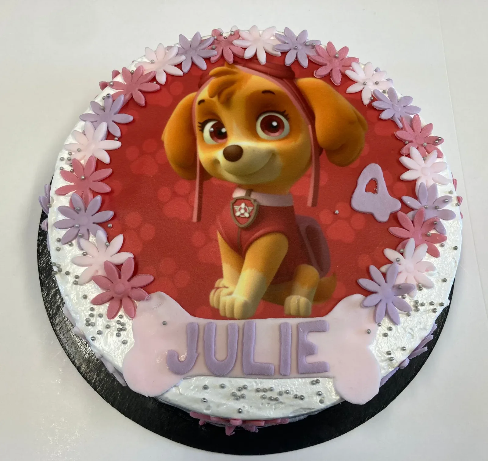 Gepersonaliseerde ijstaart foto 13