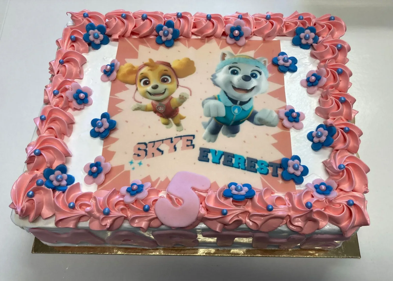 Gepersonaliseerde ijstaart foto 20