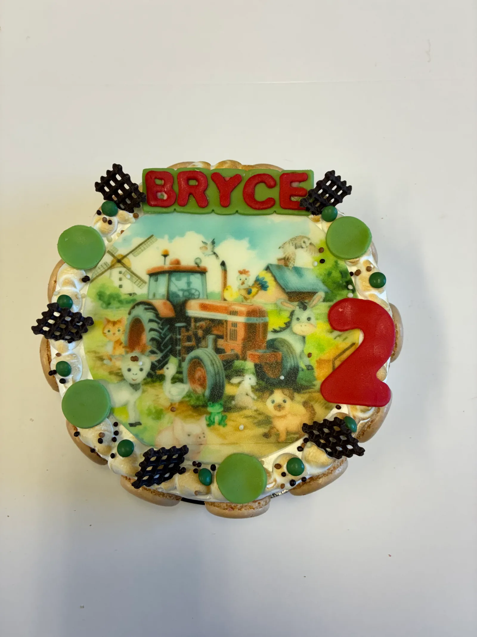 Gepersonaliseerde ijstaart foto 22